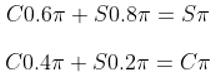 Stable distribution equations